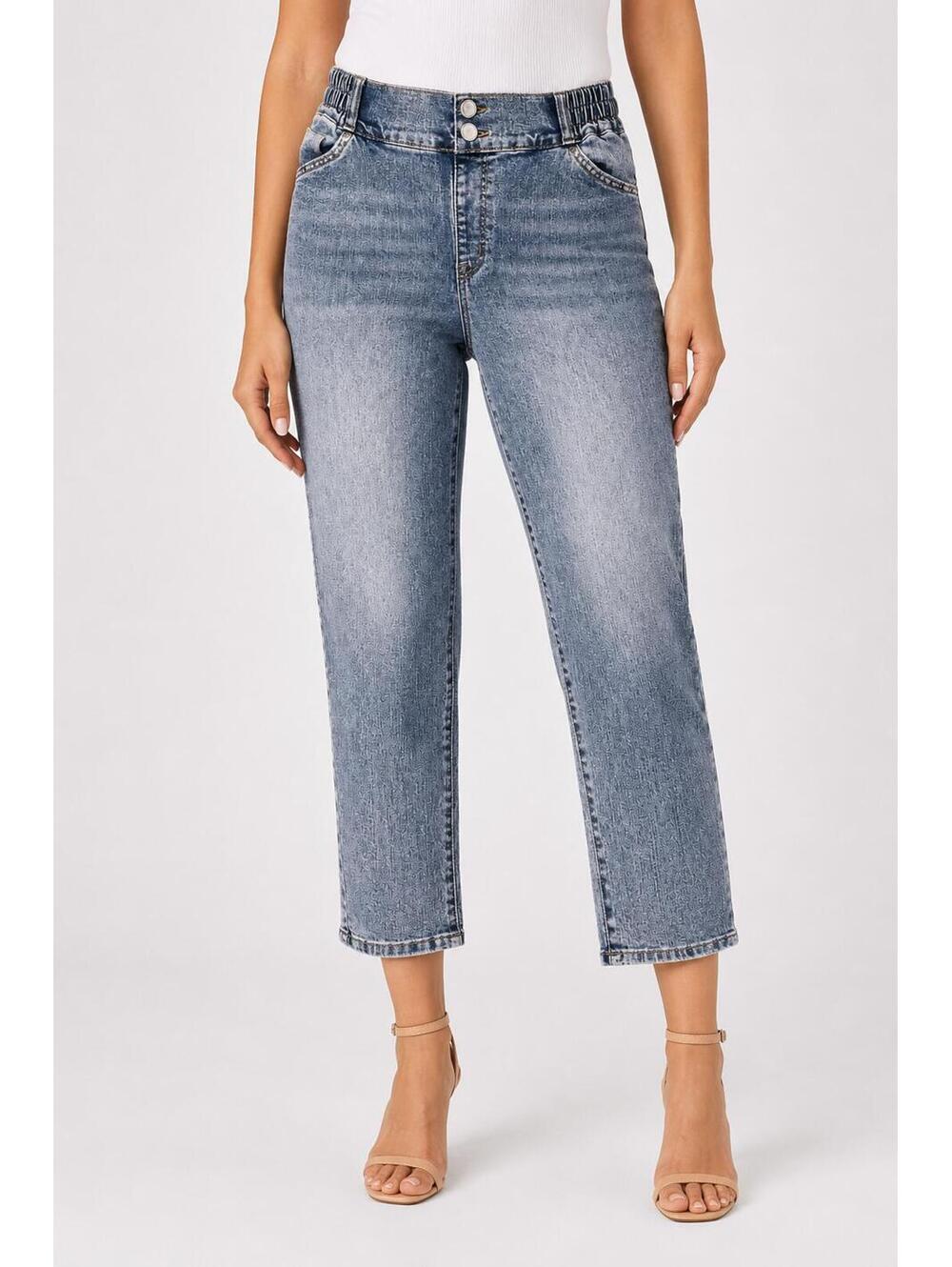NWT G by Giuliana The Straight High Rise Ankle Jeans Size 12 - Picture 1 of 5